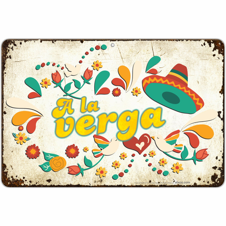 ATX CUSTOM SIGNS Crude Adult Funny in Spanish Slang A La Verga Sign